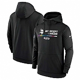 Minnesota Vikings Nike 2022 NFL Crucial Catch Therma Performance Pullover Hoodie Black,baseball caps,new era cap wholesale,wholesale hats